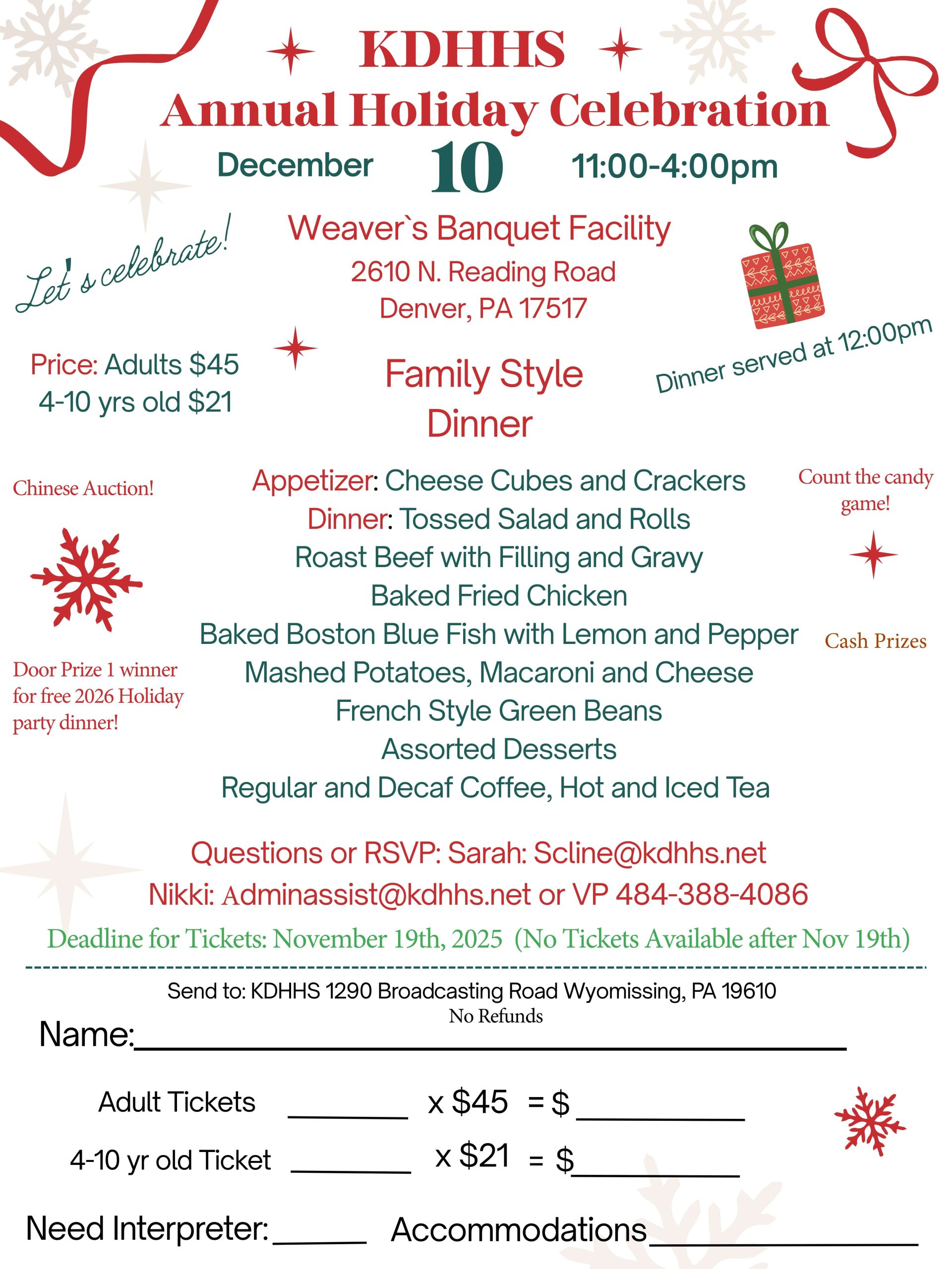 example rsvp flyer