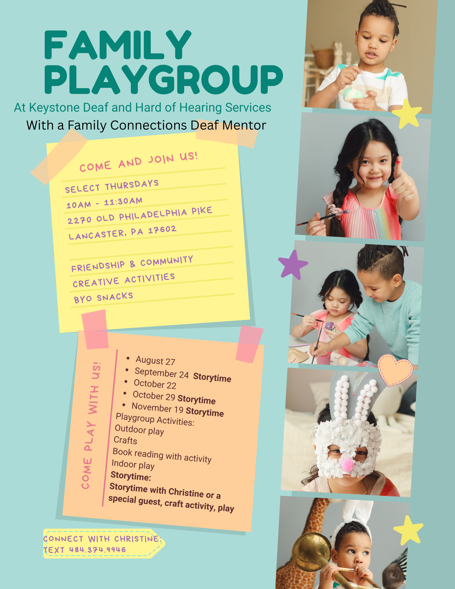 family playgroup info in english